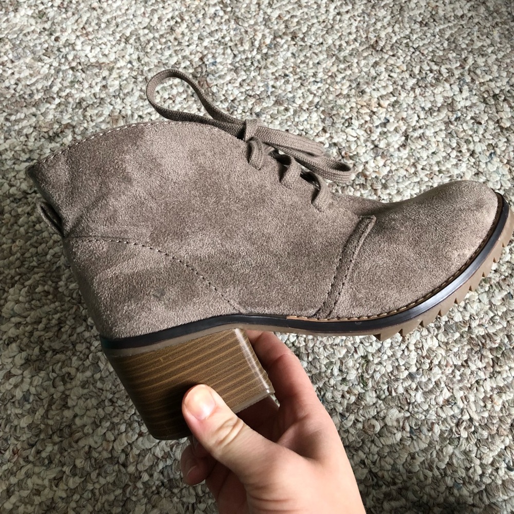 Suede Booties